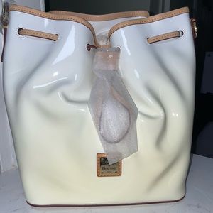 Dooney & Bourke Patent Leather Drawstring Bag
